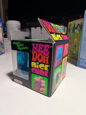 New Authentic Needoh Nice Cube Blue